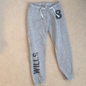 JACK WILLS GREY SWEATPANTS SIZE 2